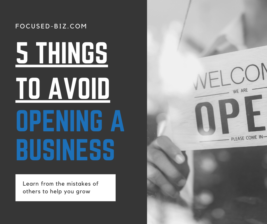 5 things to avoid when opening a business blog