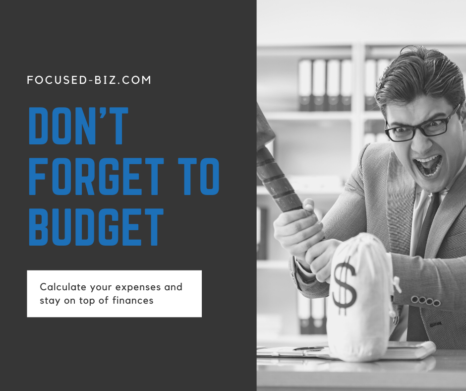 Avoid the mistake of forgetting to budget your business, even before you open