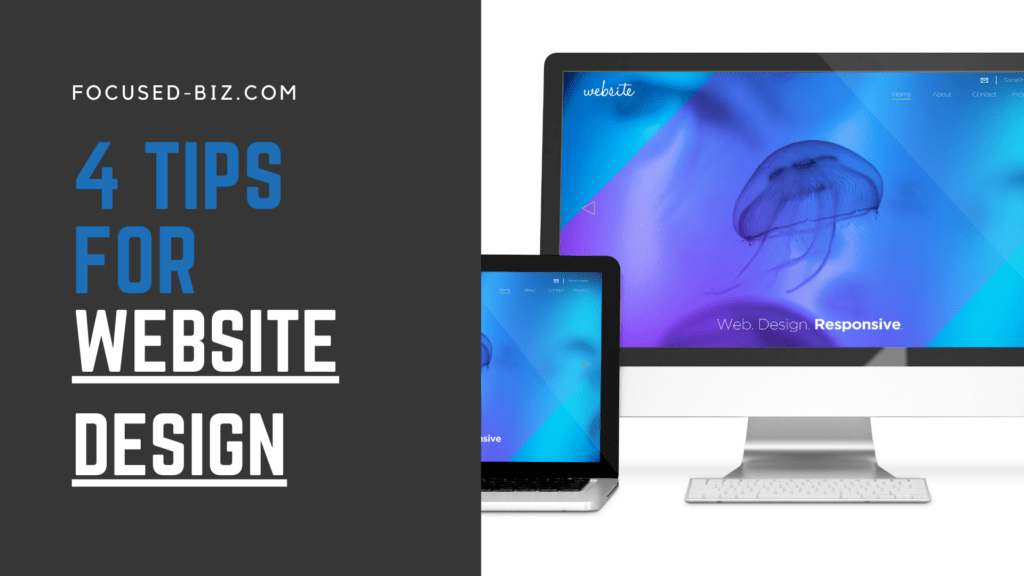 4 tips for website design